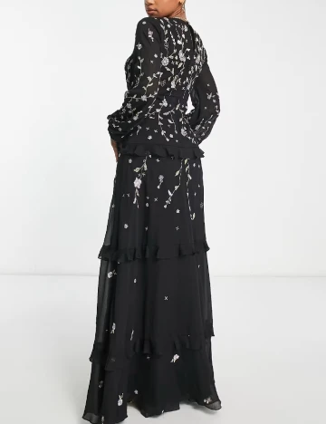Rochie lunga ASOS, negru
