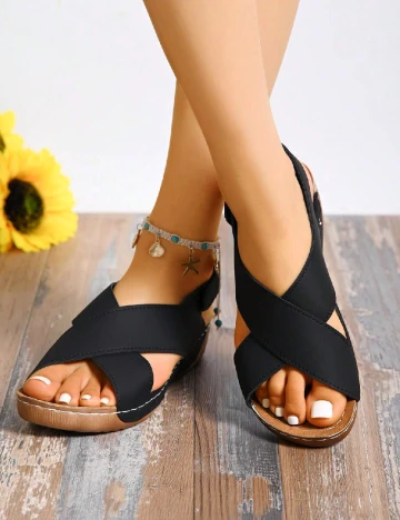 Sandale SHEIN, negru