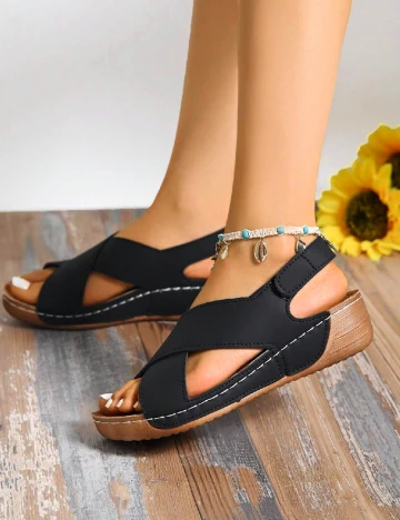 Sandale SHEIN, negru