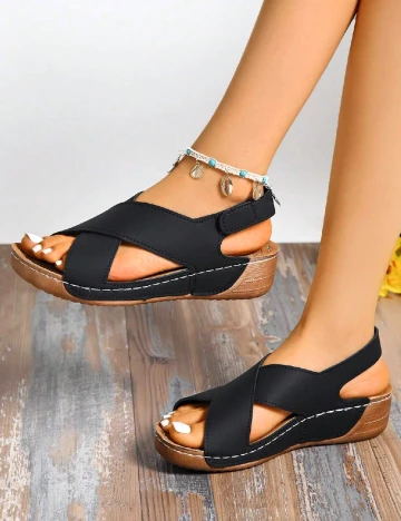 Sandale SHEIN, negru