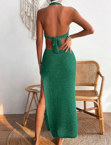 Rochie de plaja SHEIN, verde