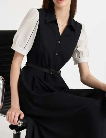 Rochie medie Goelia, negru