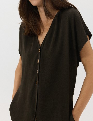 Bluza Reserved, verde inchis