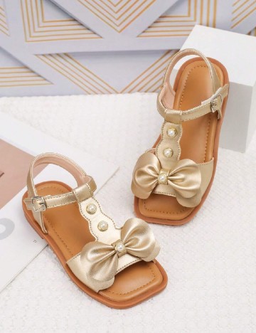 
						Sandale Shein Kids, auriu