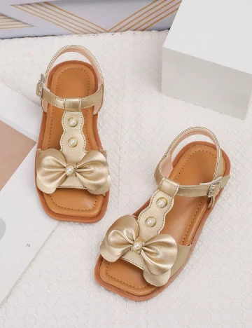 Sandale Shein Kids, auriu Galben