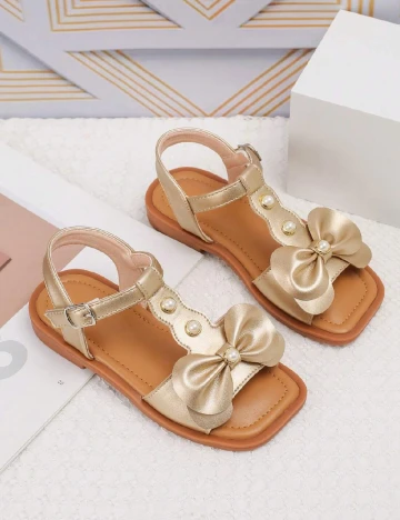 Sandale Shein Kids, auriu Galben