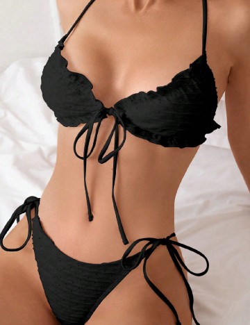 
						Costum de baie SHEIN, negru