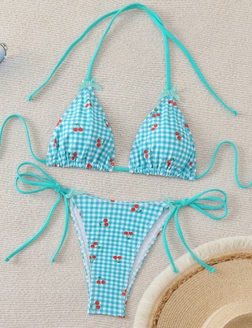 
						Costum de baie SHEIN, albastru