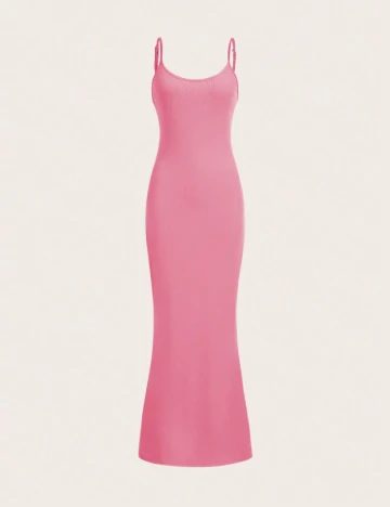 Rochie lunga SHEIN CURVE, roz