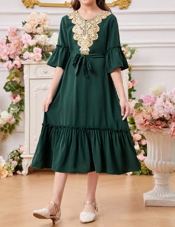 
						Rochie Shein Kids, verde