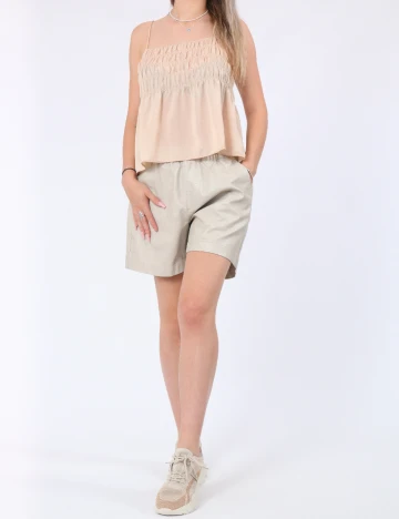 Pantaloni scurti ASOS, crem