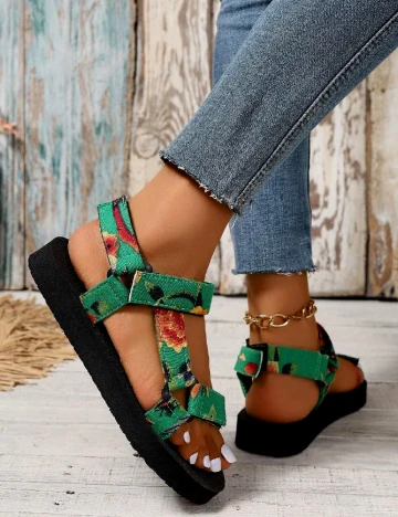 Sandale SHEIN, verde