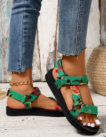 Sandale SHEIN, verde