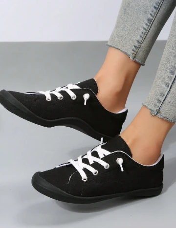 Adidasi SHEIN, negru Negru