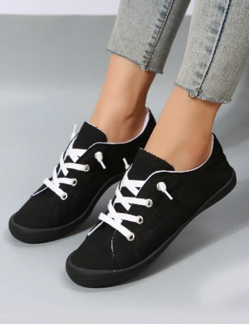 Adidasi SHEIN, negru Negru