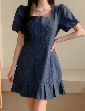 Rochie scurta Dazy, albastru