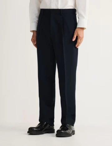 Pantaloni Reserved, bleumarin inchis