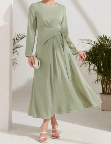 Rochie lunga SHEIN, verde