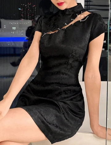 Rochie scurta SHEIN, negru Negru