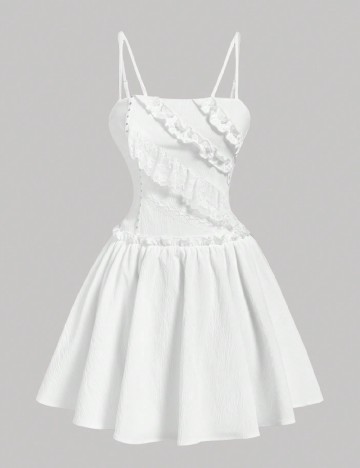 
						Rochie scurta SHEIN, alb