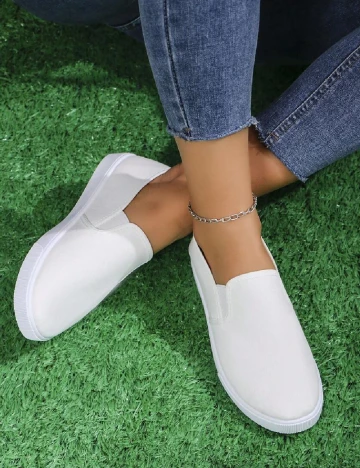 Espadrile SHEIN, alb