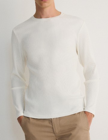 
						Bluza Reserved, alb