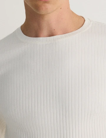 Bluza Reserved, alb Alb