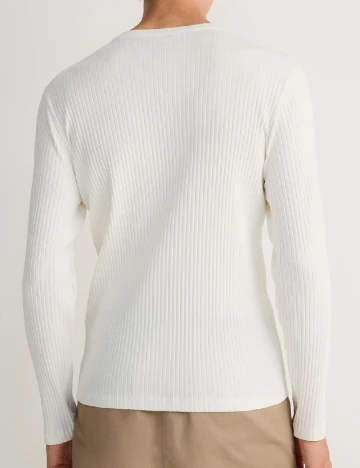 Bluza Reserved, alb Alb