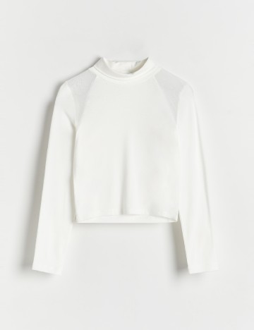 Bluza Reserved, alb