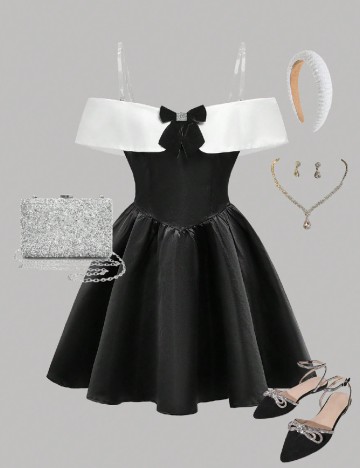 Rochie Shein Kids, negru