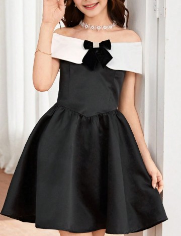 
						Rochie Shein Kids, negru