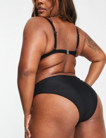 Chilot de baie Ivory Rose Curve, negru