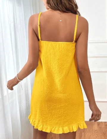 Rochie scurta SHEIN, galben