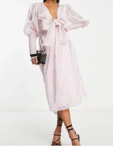 Rochie medie Collective The Label, roz