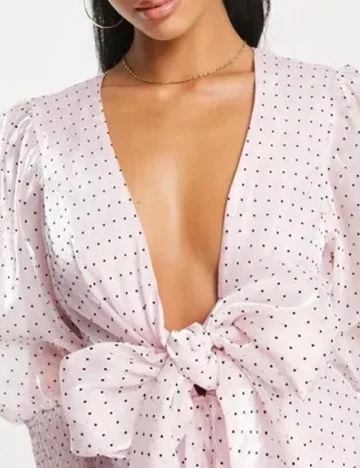 Rochie medie Collective The Label, roz