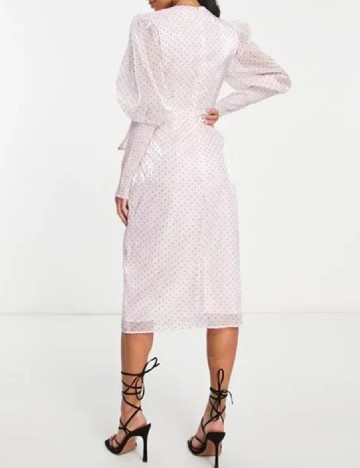 Rochie medie Collective The Label, roz