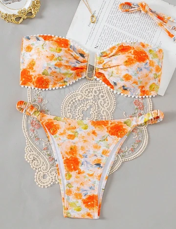 Costum de baie SHEIN, portocaliu
