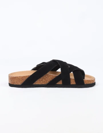 Slapi SHEIN, negru Negru