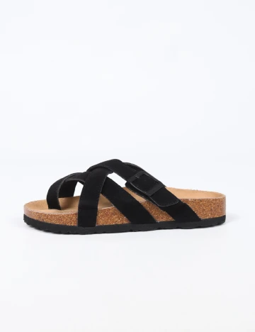 Slapi SHEIN, negru Negru