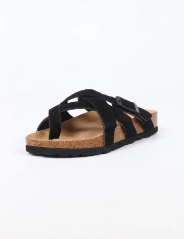 Slapi SHEIN, negru Negru