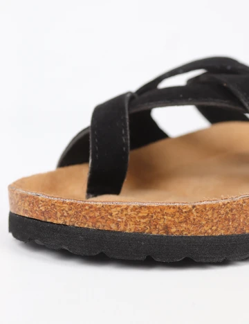 Slapi SHEIN, negru Negru