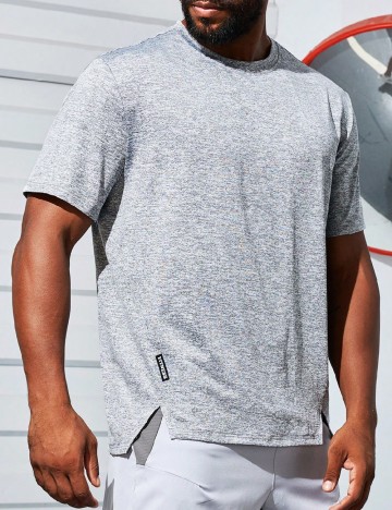 
						Tricou SHEIN Plus Size Men, gri