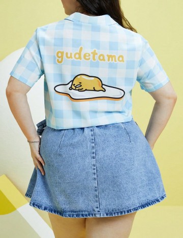 Camasa SHEIN CURVE, albastru
