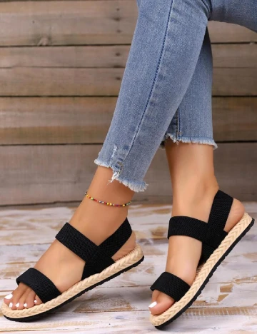 Sandale SHEIN, negru