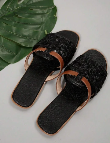 Slapi SHEIN, negru
