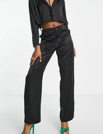 Pantaloni Signature 8, negru Negru