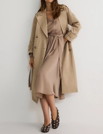 Rochie medie Reserved, maro