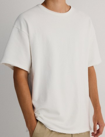 
						Tricou Reserved, alb