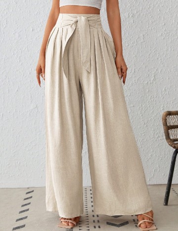 
						Pantaloni SHEIN, crem