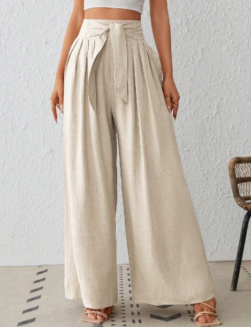 Pantaloni SHEIN, crem